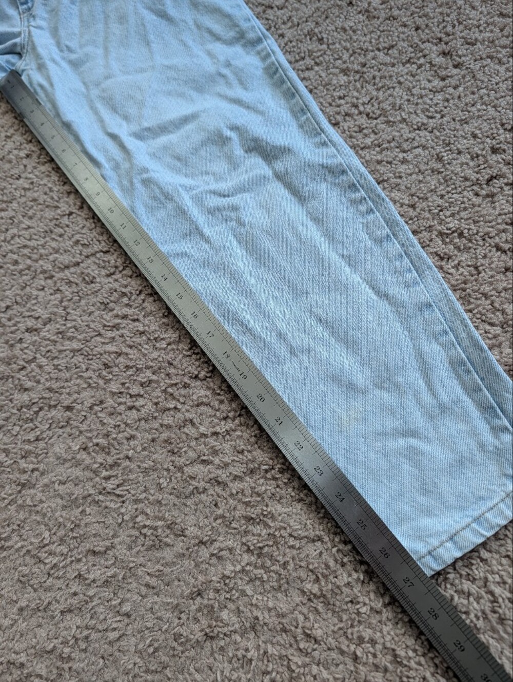 GUESS by Georges Marciano Girls Light Wash Blue Vintage 90s Denim Jeans Size 12 - Picture 11 of 12